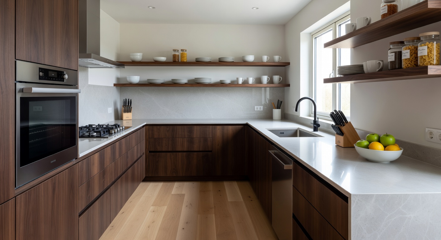 l shaped kitchen cost layout types materials tips