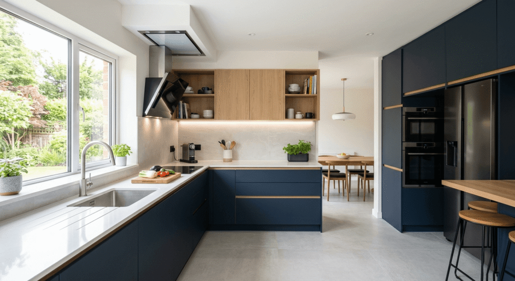 modern kitchen l shaped