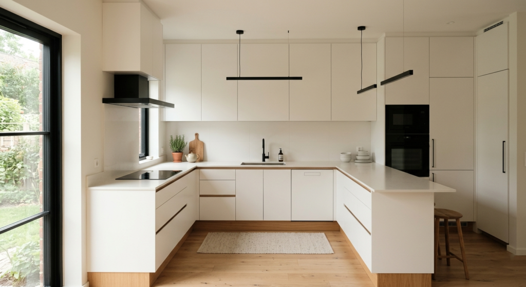 what is a u shaped kitchen