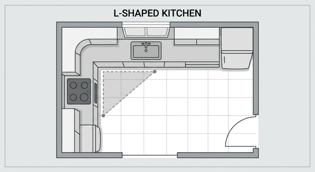 l shaped kitchen