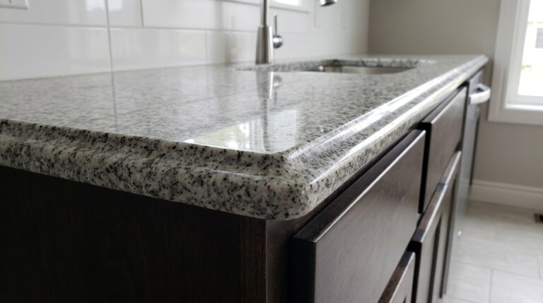 double radius kitchen countertop edge