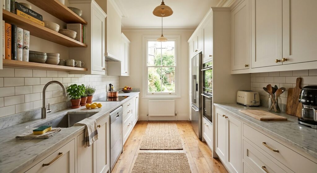 galley kitchen
