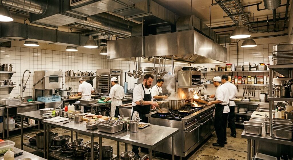 industrial kitchen style