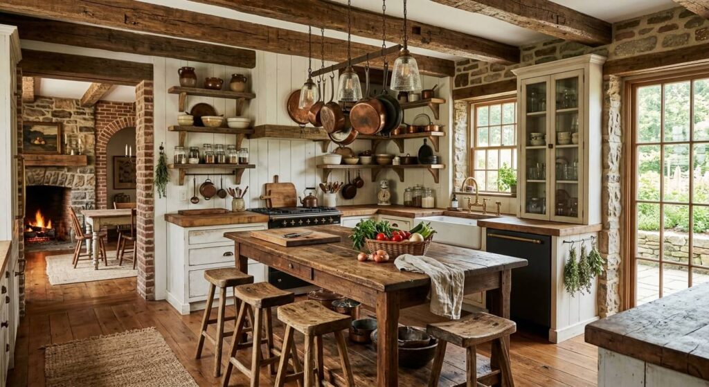 rustic kitchen style