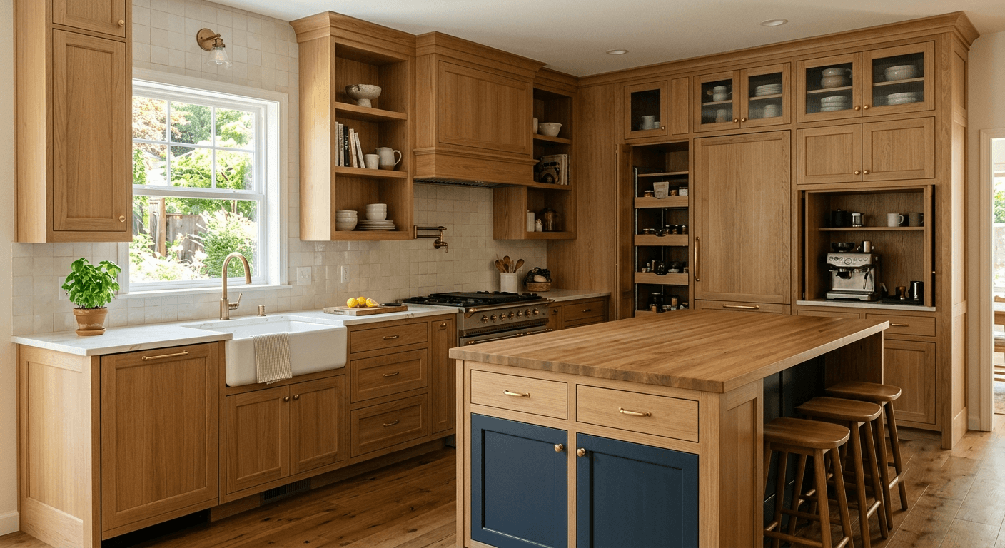 stock vs custom cabinets